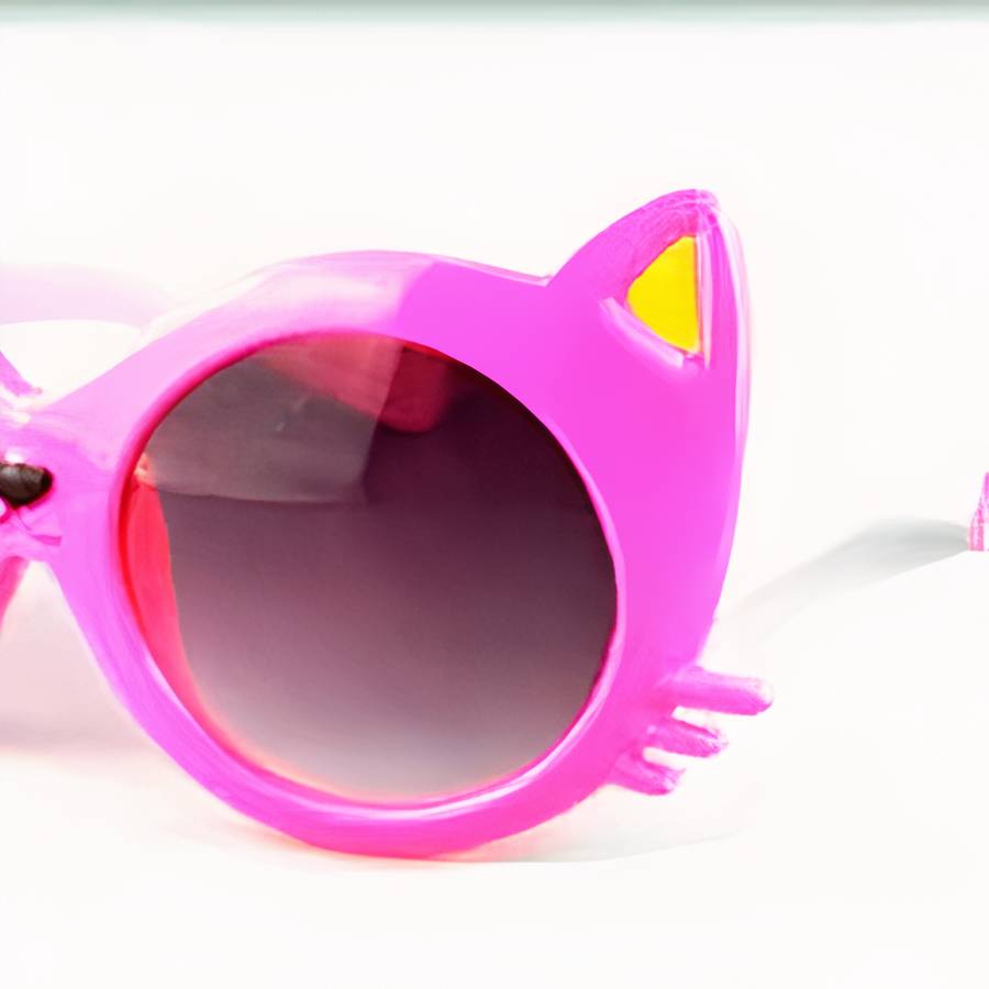 Lunettes pour enfants avec une monture en forme de chat