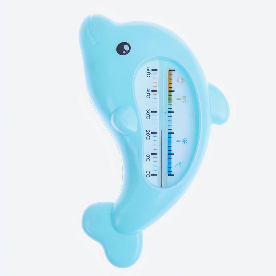 Thermomètre de bain à motif de dauphin pour bébé