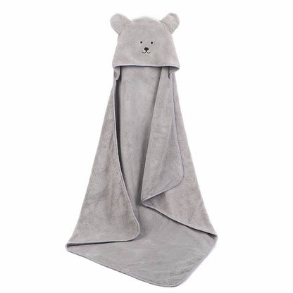 Serviette de bain à capuche pour bébé