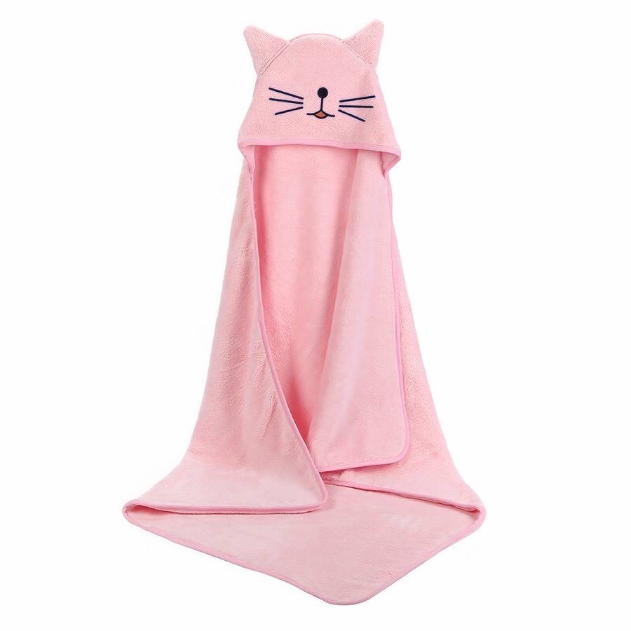 Serviette de bain à capuche pour bébé