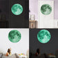 Sticker mural en forme de lune