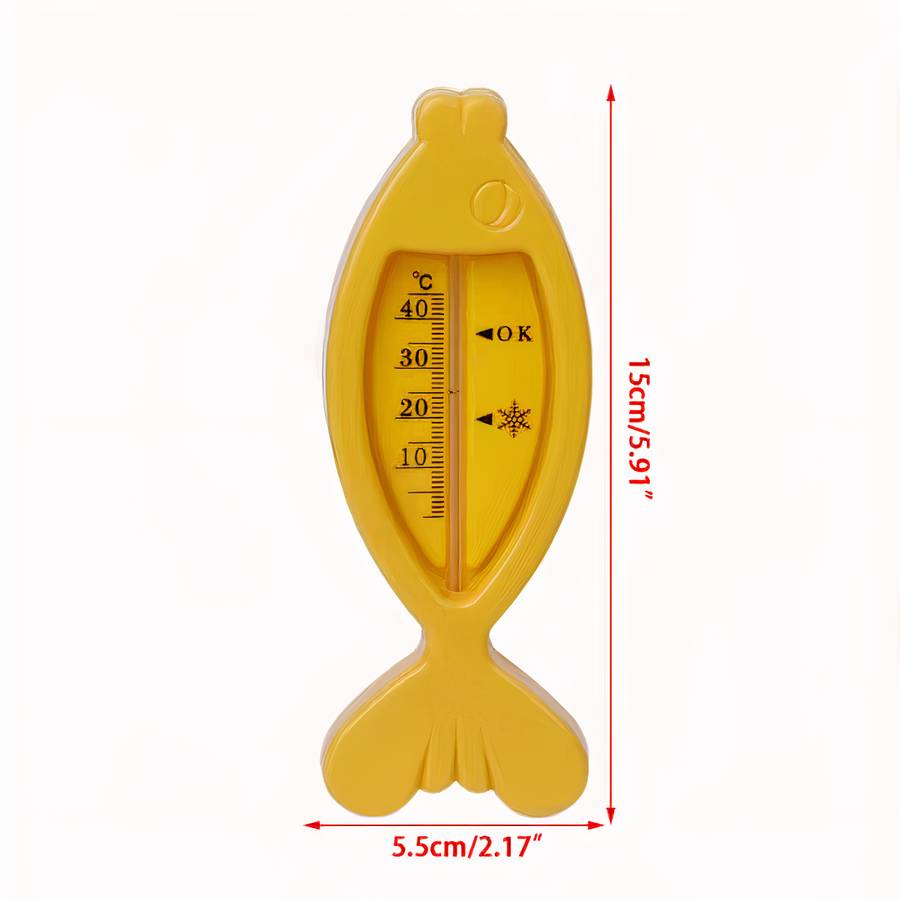 Thermomètre à eau en forme de poisson