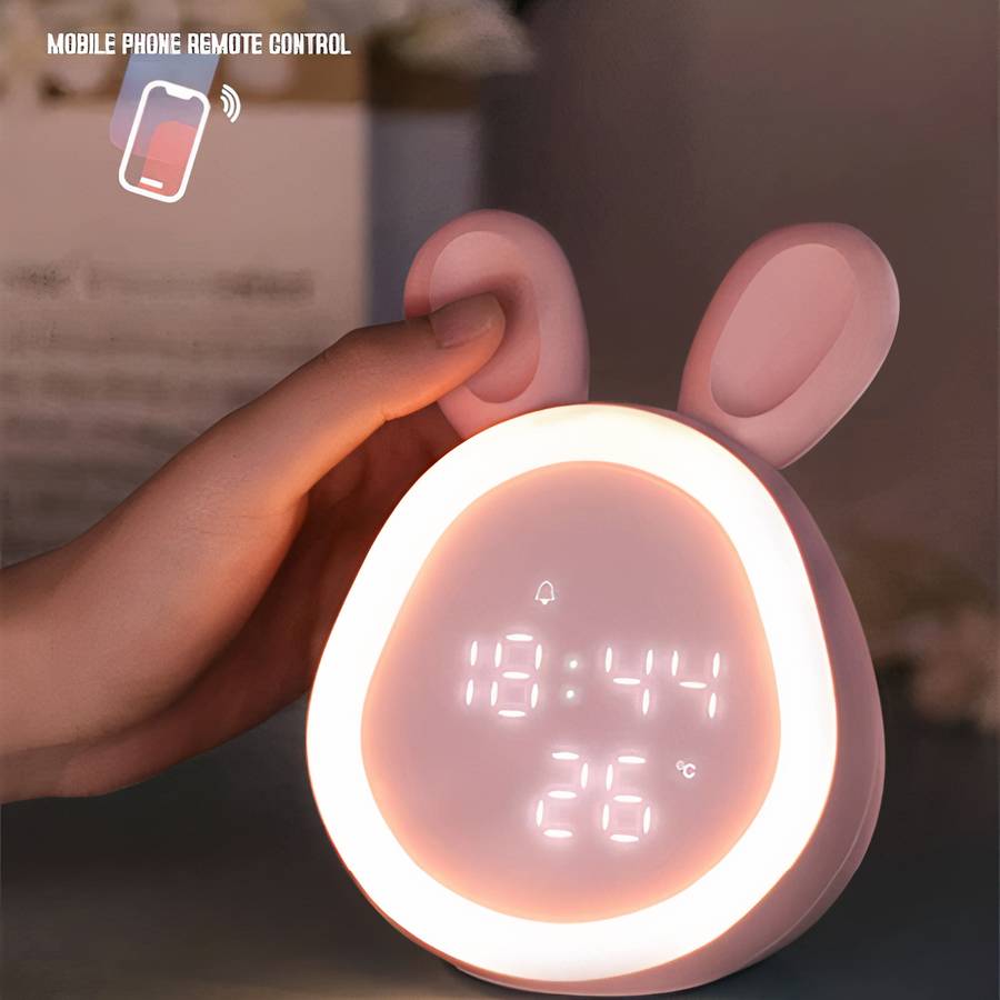 Lampe de chevet intelligente avec horloge et alarme