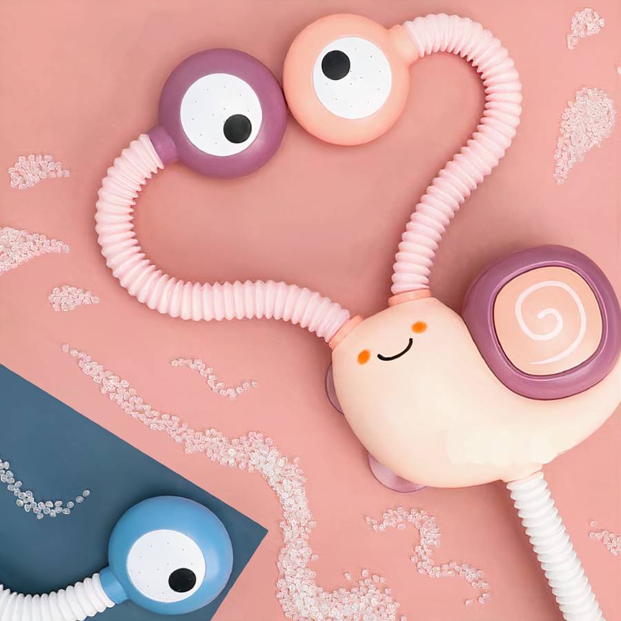 Jouets de bain pour bébé en forme d’escargot