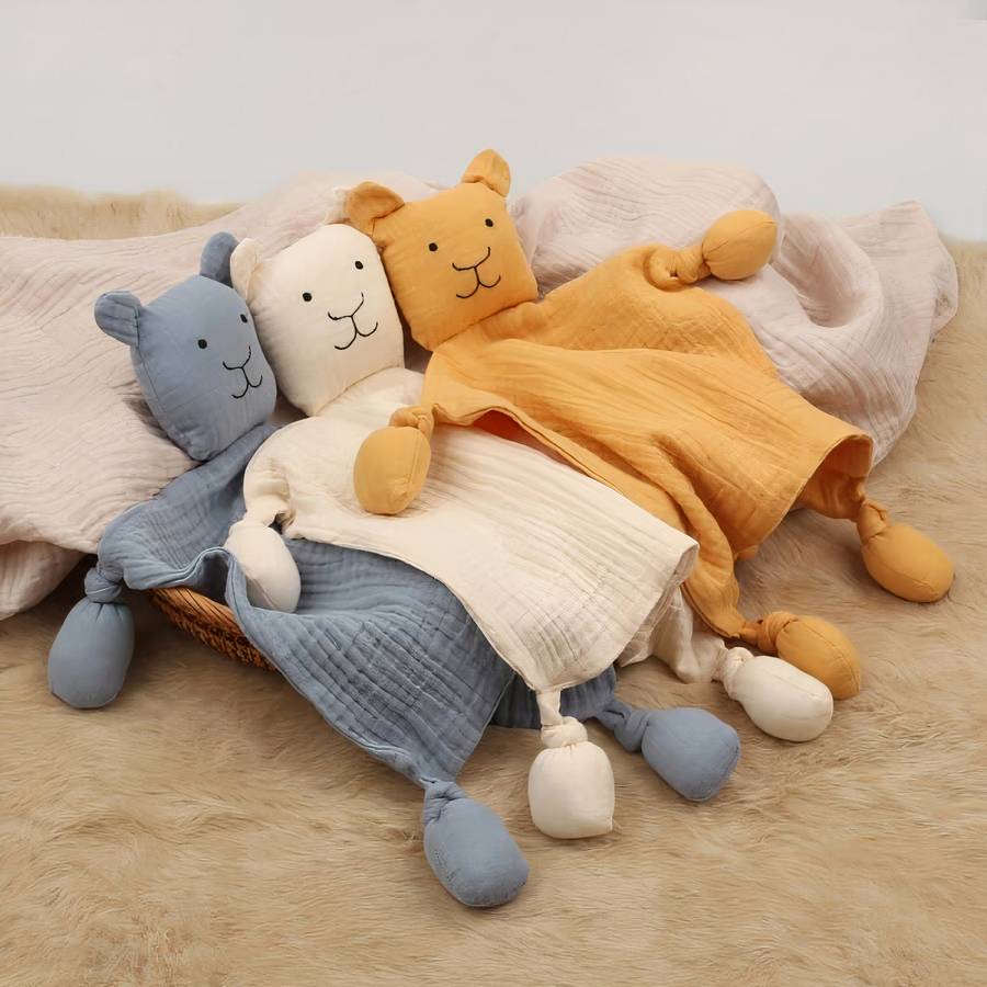 Doudou pour bébé en forme de ours