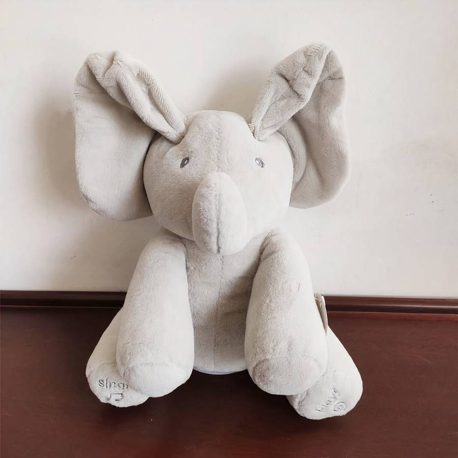 Robot éléphant en peluche pour enfants