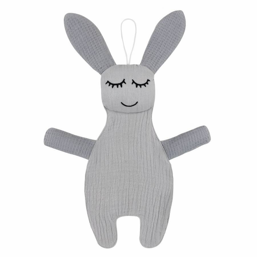 Doudou bébé en forme de lapin en coton pour filles et garçons