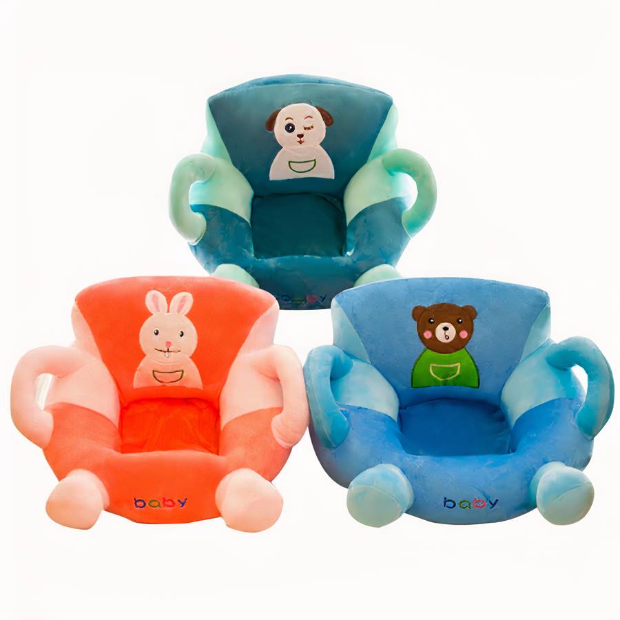 Chaise colorée à motif animal pour bébé