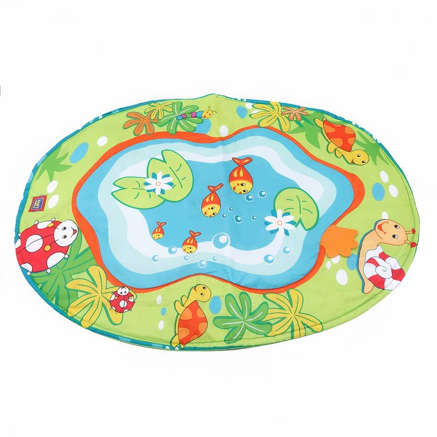 Tapis d’éveil avec miroir et oreiller pour bébé