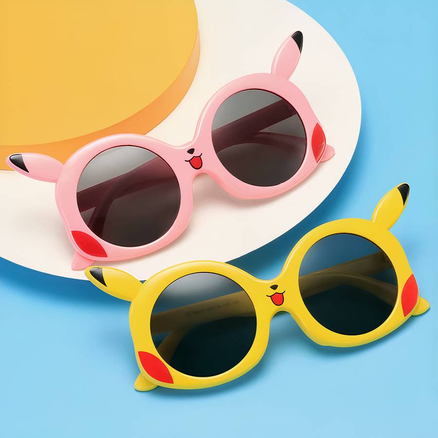 Lunettes de soleil rondes pikachu pour bébé