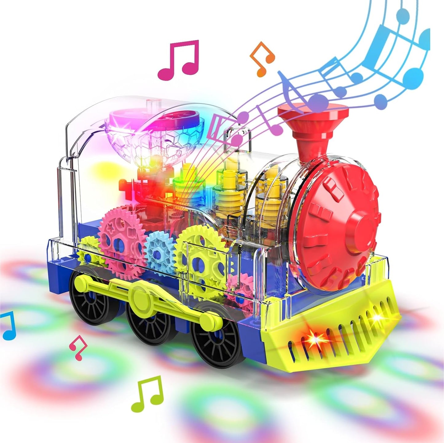 Train musical et lumineux