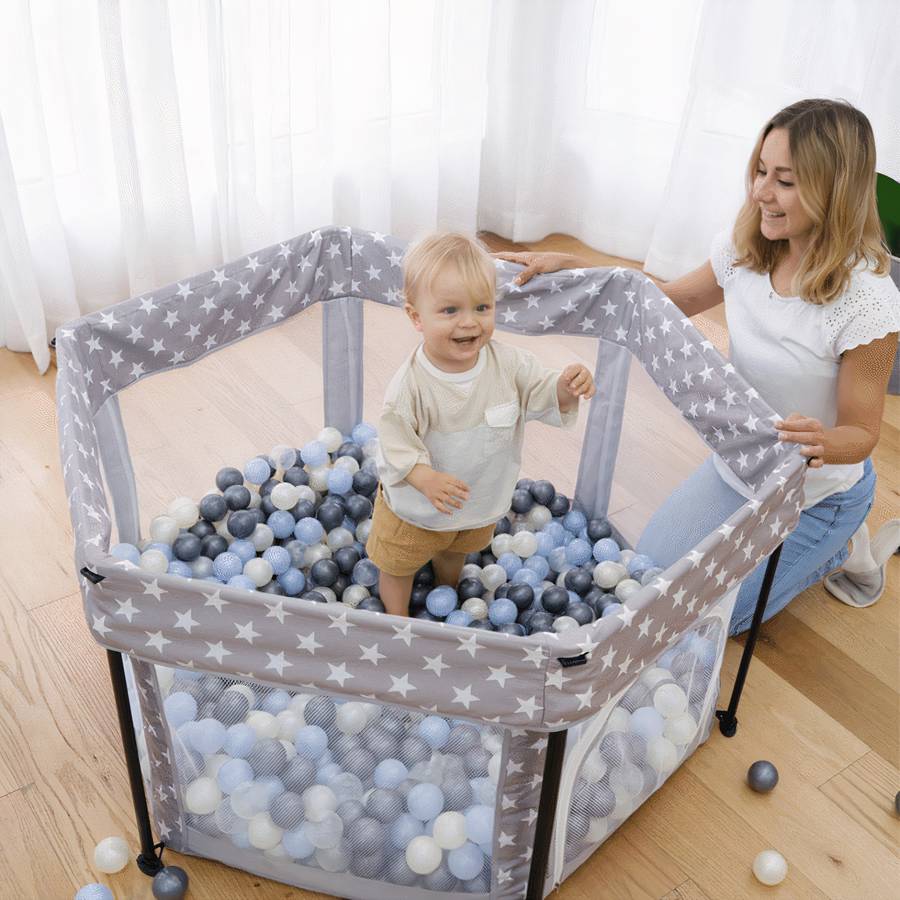 Parc pour bébé pliable avec matelas