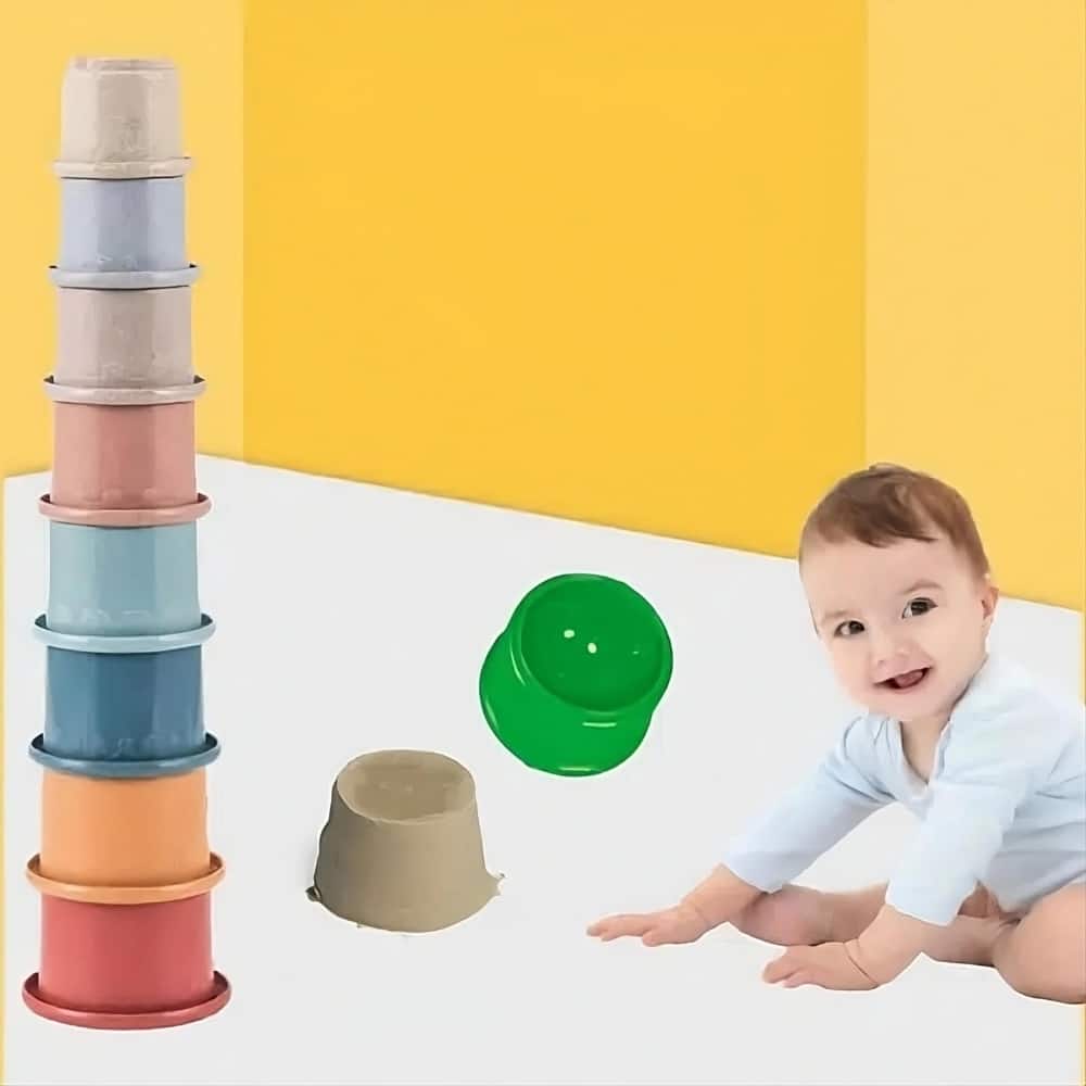 Collection de tasses empilables pour bébés