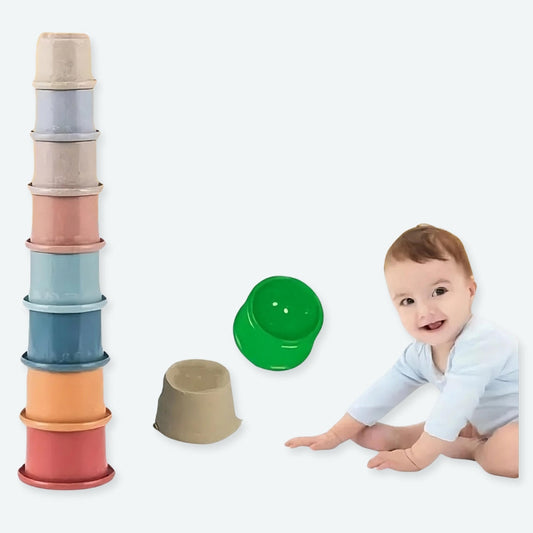 Collection de tasses empilables pour bébés