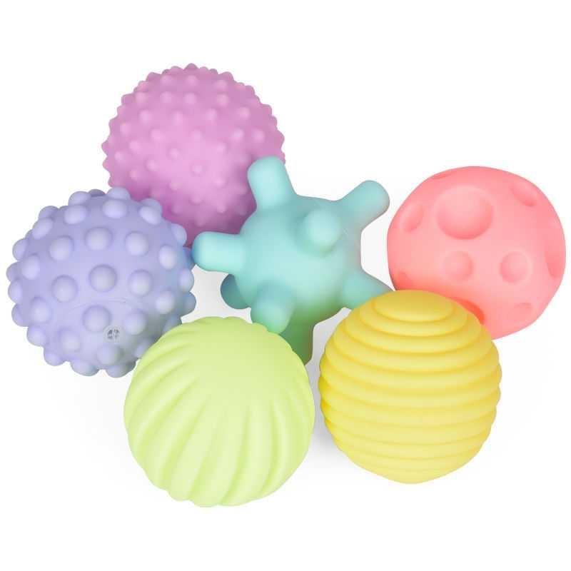 Lot de 6 balles sensorielles pour bébé