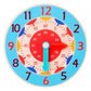 Horloge en bois montessori