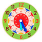 Horloge en bois montessori