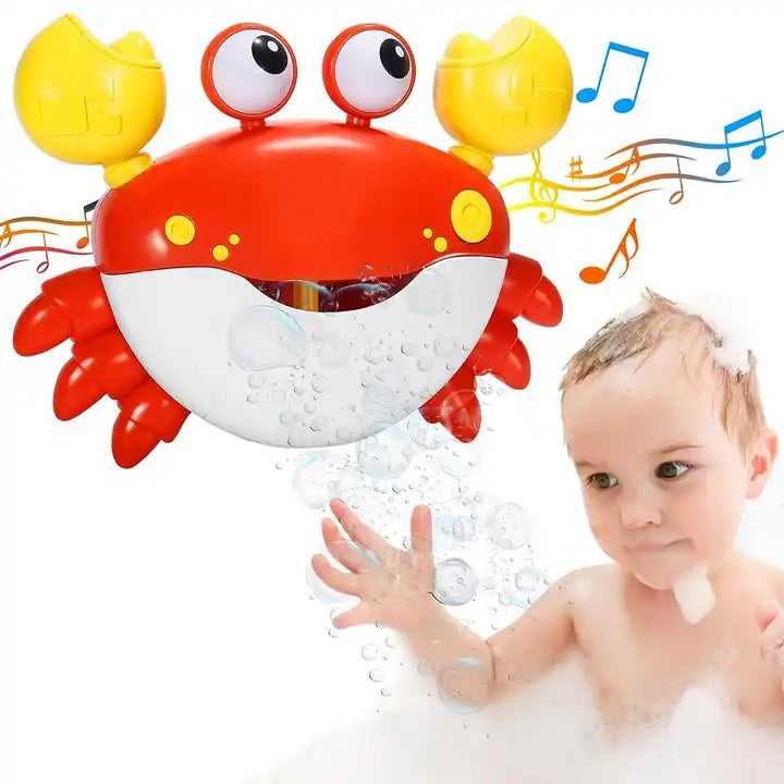 Jouet de bain musical crabe à bulles