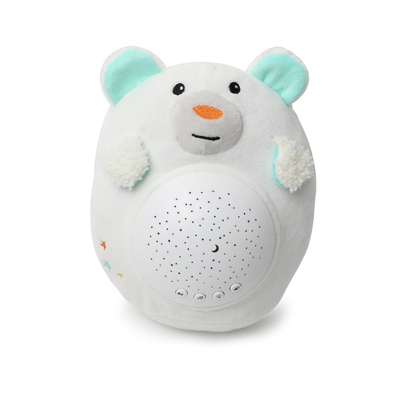 Veilleuse musicale bébé en peluche