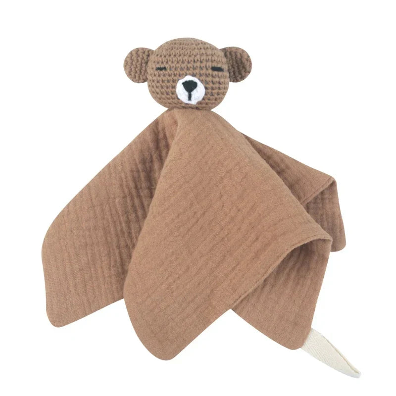 Doudou en crochet petit ours