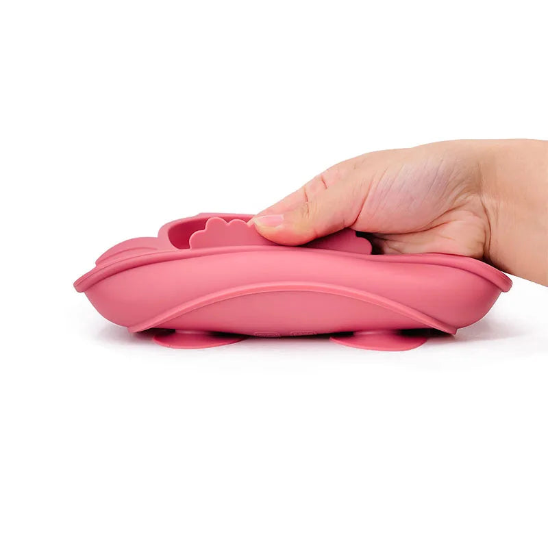 Assiette ventouse bébé en silicone