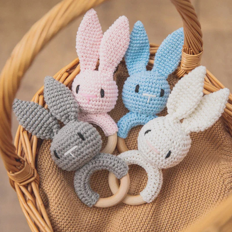 Hochet bébé crochet lapin