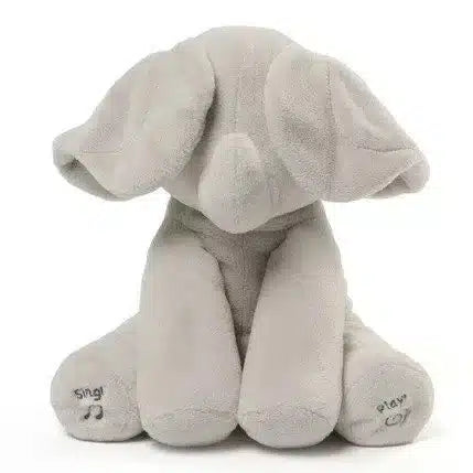 Jouet d’éléphant coucou en peluche électrique pour bébé