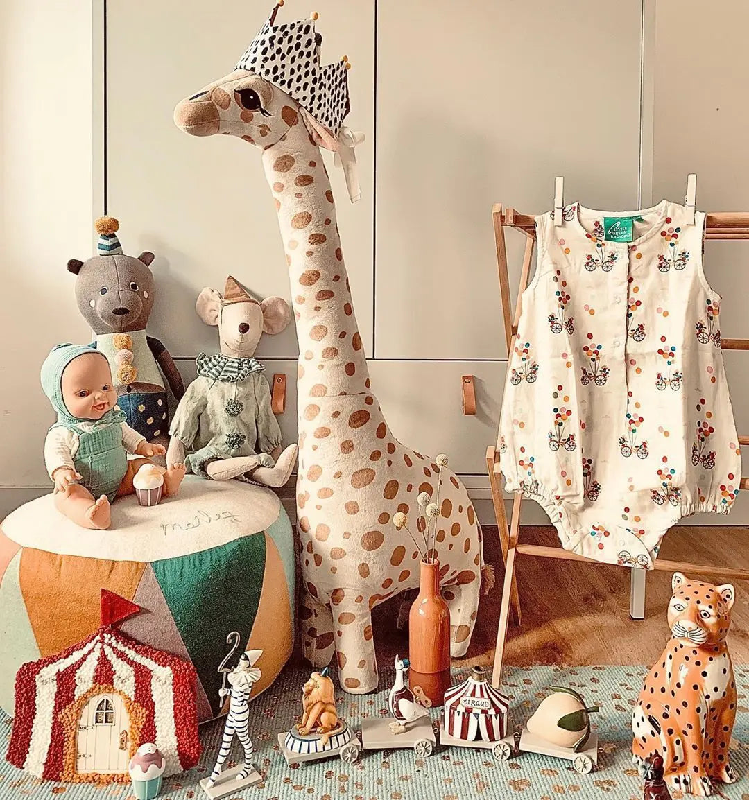 Peluche girafe géante